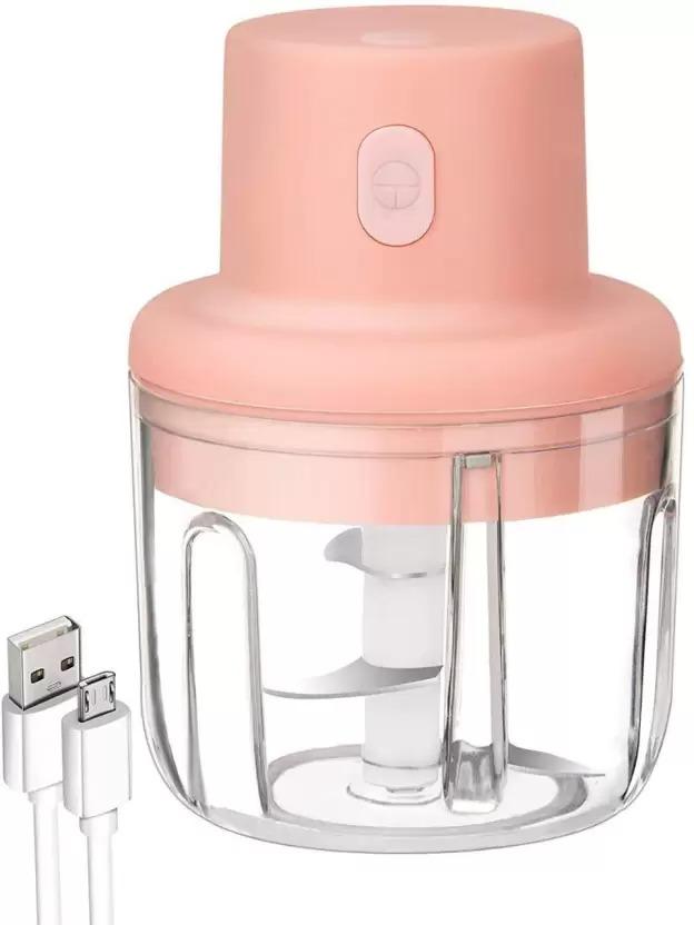 USB Mini Electric Garlic Chopper – One-Touch Rechargeable Food Cutter - KolorFish