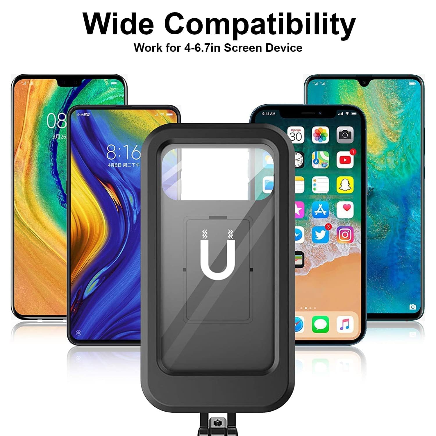 Universal 360 Rotation Bike Waterproof Cell Phone Holder