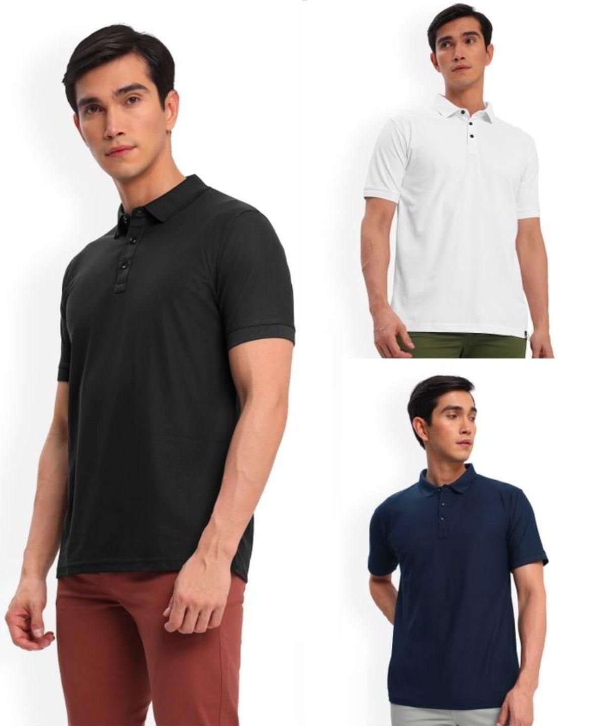 Classic Poly Cotton Men’s Polo T-Shirt Combo (Pack of 3) | Half Sleeves | Stylish Everyday Comfort