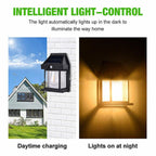 Smart Solar Wall Light – No Wiring, No Bills, Just Automatic Night Light!