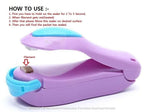 Portable Mini Heat Sealer – Airtight Resealer for Snack, Chip & Food Bags (Multicolor)