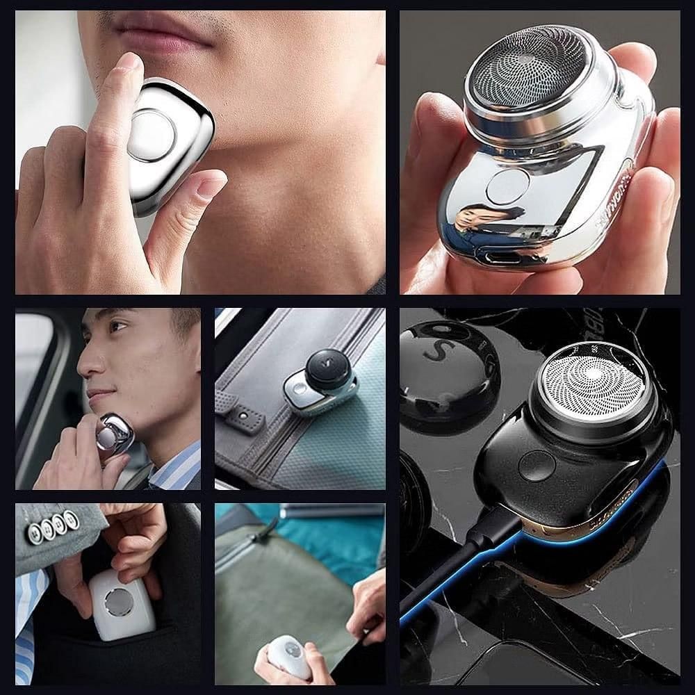 MicroTurbo Mini Electric Shaver — Pocket‑Size Power