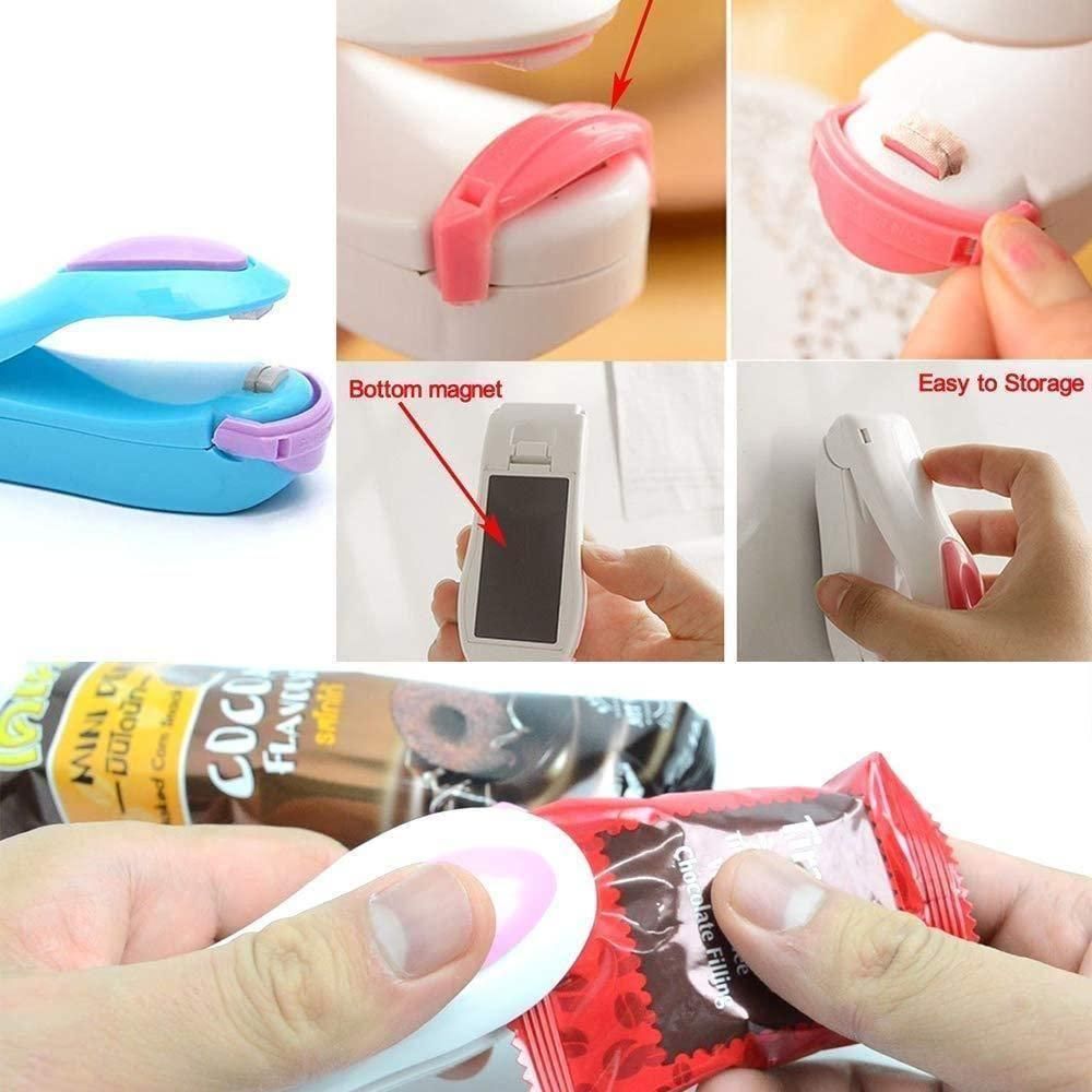Portable Mini Heat Sealer – Airtight Resealer for Snack, Chip & Food Bags (Multicolor)