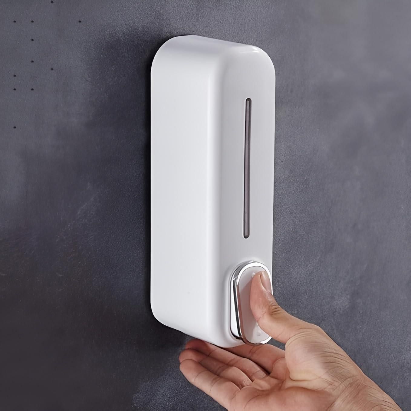 Wall-Mounted Soap Dispenser – No Drip, Space-Saving & Stylish (350ml)