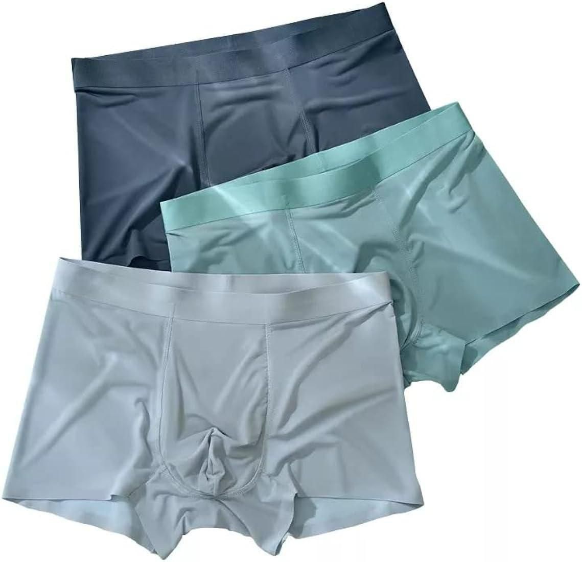 Cool Touch Ice Silk Men’s Boxer Briefs (Pack of 5)