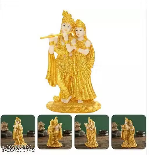 Divine Radha Krishna Idol | Polyresin Showpiece & Gift