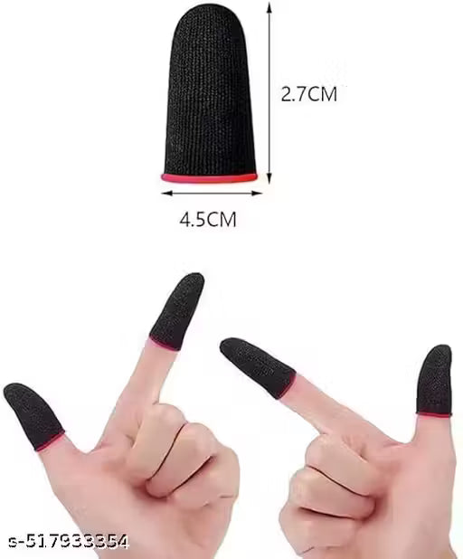 30-Pack Pro Gaming Finger Sleeves – Anti-Sweat, Ultra Responsive Touch for PUBG, BGMI, Free Fire