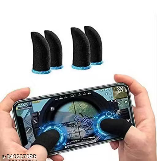 6pcs Pro Gaming Finger Sleeves – Sweat-Proof & Smooth Touch for PUBG, Free Fire, BGMI