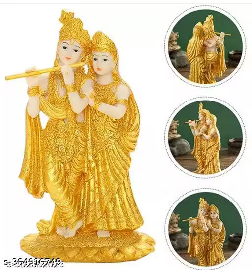 Divine Radha Krishna Idol | Polyresin Showpiece & Gift